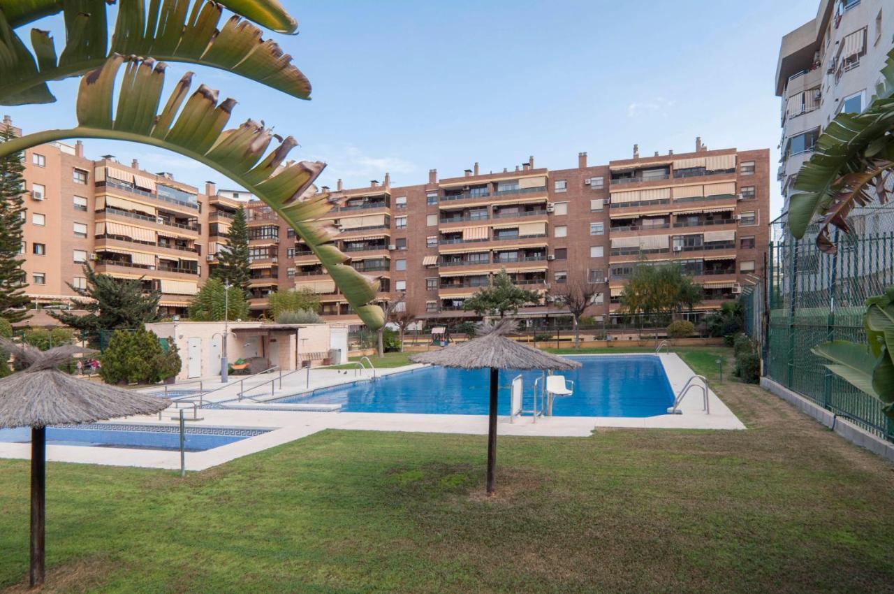 Malaga Oeste Parking-Wifi-Piscina Extérieur photo